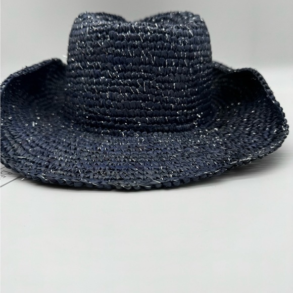 Boston Proper Navy Western‎ Woven Hat, O\\S. NWT main image 8